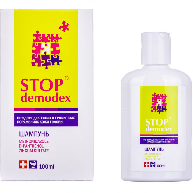 Shampoo Stop Demodex at demodekozny and fungal infections of head skin of 100 ml