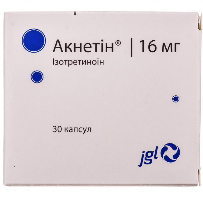 Aknetin kaps. 16 mg No. 30