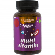 Fruit jelly vegansky chewing GOLDEN PHARM (Golden-pharm) of Multivitamina for children a bottle of 60 pieces