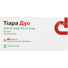 Tiara of the Duo tab. of p/o 160mg/25mg No. 28