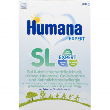 Mix dry nonmilk children's HUMANA of SL Expert special on the basis of isolate of soy protein since the birth of 500 g