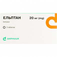 Elptan of the tab. of p/o of 20 mg No. 3