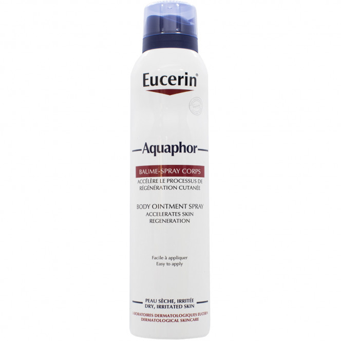 Spray for a body of EUCERIN (Yutserin) of Aquaphor (Aquafor) for the angry and injured skin the calming and restoring 250 ml