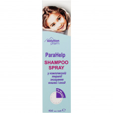 Hair shampoo-spray Parakhelp bottle of 100 ml of Solution Pharm NEW, antiparasitic from louses and nits