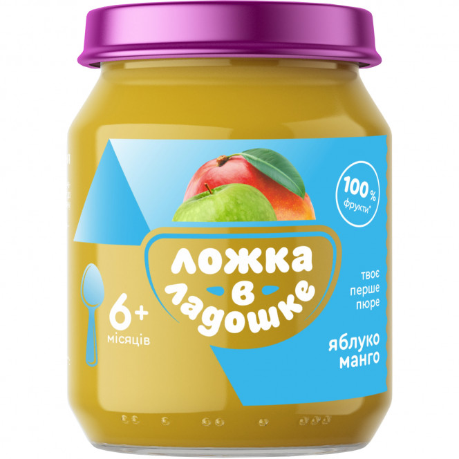 Baby puree the SPOON IN the PALM from apples and mango since 6 months 180 g