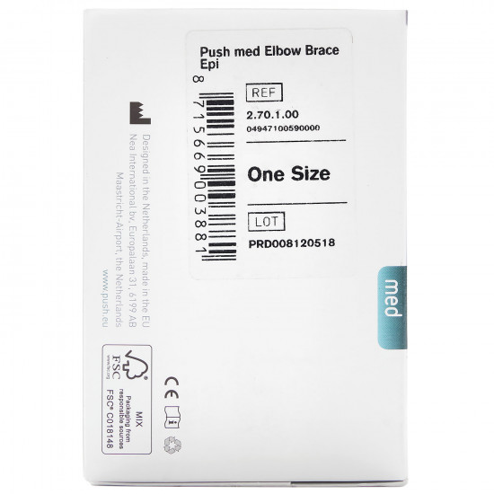 Bandage on an elbow joint the orthosis in an epicondylitis of PUSH of med Elbrow Brace Epi 2.70.1.00 the size universal