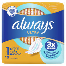 Sanitary pads female ALWAYS (Olvace) Ultra Light (Ultra light) 10 pieces