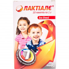 Dietary additive for regulation of Laktiale Sinbiotik intestinal microflora (a probiotics + prebiotic) powder for children since 2 years in packages 