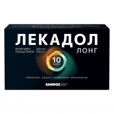 Lekadol Long of the tab. of p/o 200mg/500mg No. 10