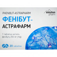 Fenibut-Astrafarm tab. of 250 mg No. 20 Solution Pharm