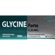 Glycine Forte tab. of 300 mg No. 40 of Solution Pharm