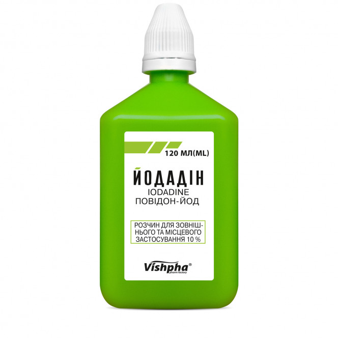 Yodadin solution external / mestn. comment of 10% fl. 120 ml