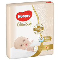 Подгузники для детей HUGGIES (Хаггис) Elite Soft Mega (Элит софт мега) 1 от 3 до 5  кг 84 шт