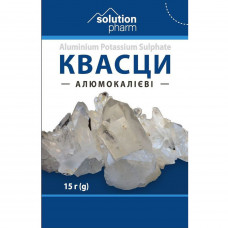 Alum aluminum potassium powder for external use of 15 g