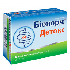 Bionorms tab. Detox disperg. 1.5 g No. 18