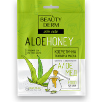 Beauty Derm face pack (Beauty of dermas) fabric Aloe and honey of 25 ml