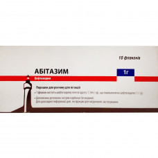 Abitazim time. for solution for infection. 1 g fl. No. 10 ***