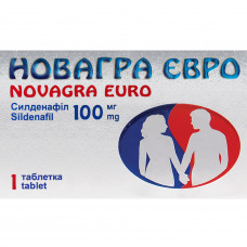 Novagra Euro of the tab. of p/o of 100 mg No. 1