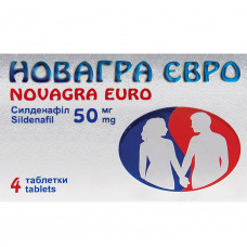 Novagra Euro of the tab. of p/o of 50 mg No. 4