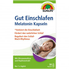 Витамины SUNLIFE (Санлайф) Melatonin Kapseln капсулы 30 шт