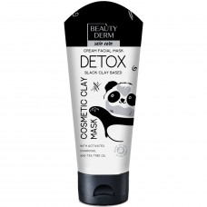 Beauty Derm face pack (Beauty of dermas) on the basis of black Detox clay of 75 ml