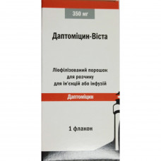 Daptomitsin-Vista liof. for solution for infection. and inf. 350 mg fl. No. 1