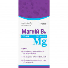 B6 magnesium solution oraln. fl. 200 ml of Solution Pharm