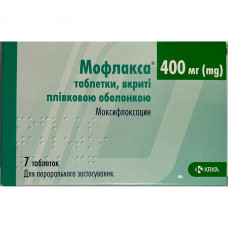 Moflaksa of the tab. of p/o of 400 mg No. 7