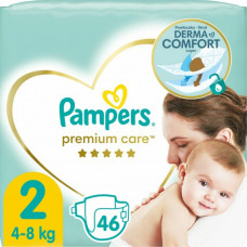 Подгузники для детей PAMPERS Premium Care (Памперс Премиум) Mini (мини) 2 от 4 до 8 кг 46 шт