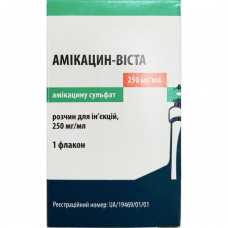 Amikatsin-Vista solution for infection. 250mg/ml fl. 2 ml (500 mg) No. 1