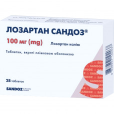 Lozartan Sandoz of the tab. of p/o of 100 mg No. 28