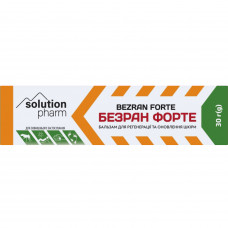 Bezran forte balm for regeneration and updating of skin of 30 g of Solution pharm