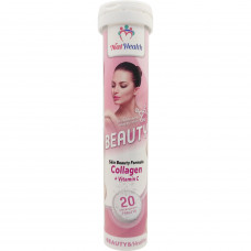 Beauty Kollagen + tablet NATHEALTH vitamin C sparkling for support of a musculoskeletal system packing of 20 pieces