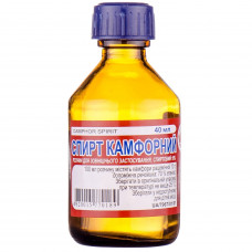 Alcohol camphor solution for an external comment alcohol. 10% fl. 40 ml