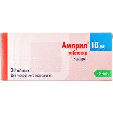 Ampril of the tab. of 10 mg No. 30