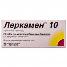 Lerkamen of 10 tab. of p/o of 10 mg No. 60