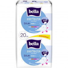 Прокладки гигиенические женские BELLA (Белла) Perfecta Ultra Blue (Перфект ультра блу) 20 шт