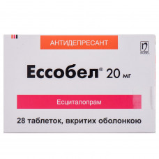 Essobel of the tab. of p/o of 20 mg No. 28