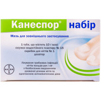 Kanespor set ointment for an external comment of a tube of 10 g