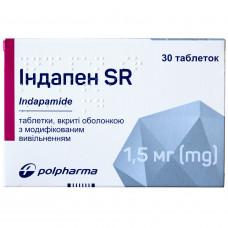 Indapen SR of the tab. of p/o of 1.5 mg No. 30