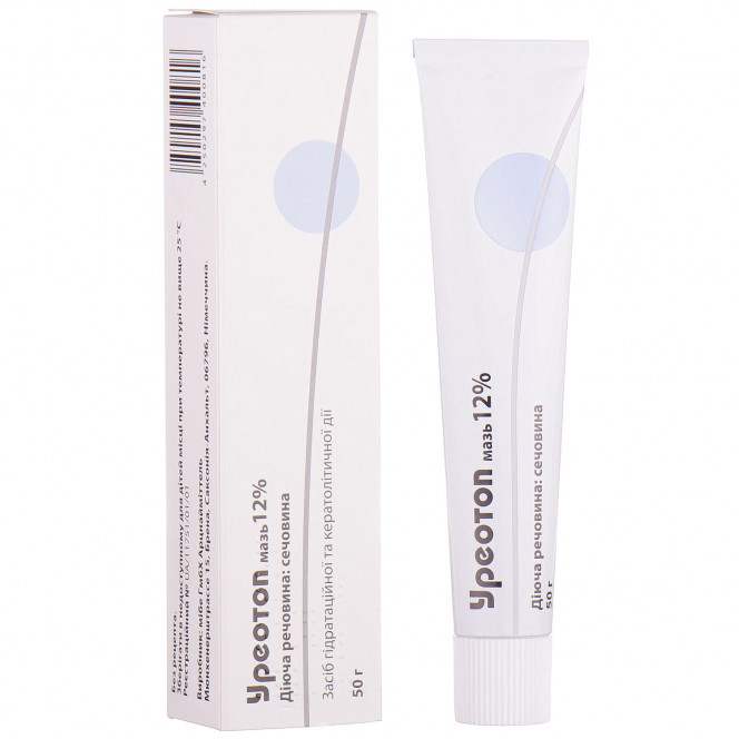 Ureotop ointment of 12% of a tube of 50 g