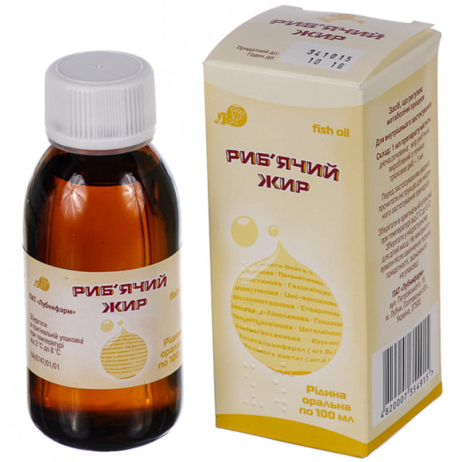 Fish oil zhidk. shouted. 100 ml