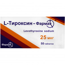 L-tiroksin-Pharmak tab. of 25 mkg No. 50