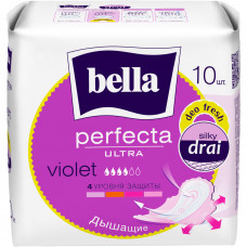 Sanitary pads female BELLA Perfecta Violet Ultra Deo Fresh Drai (The perfect violt ultra deo juice scrub) 10 pieces