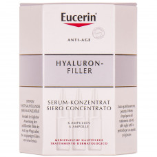 Concentrate leaving for the person EUCERIN (Yutserin) of Hyaluron-Filler (Gialuron Filler) for deep wrinkles in ampoules on 5 ml 6 pieces