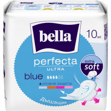 Прокладки гигиенические женские BELLA (Белла) Perfecta Ultra Blue (Перфект ультра блу) 10 шт