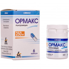 Ormaks kaps. 250 mg No. 6