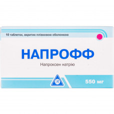 Naproff of the tab. of p/o of 550 mg No. 10