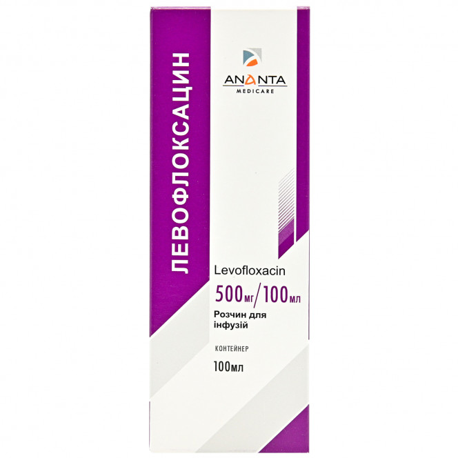 Levofloxacin solution for inf. 500mg/100ml Comte. 100 ml