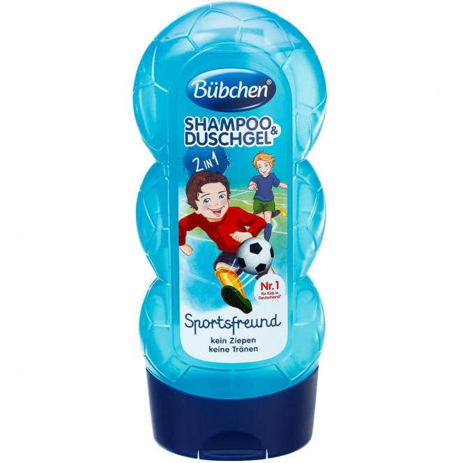 Hair and body shampoo children's BUBCHEN Young athlete of 230 ml